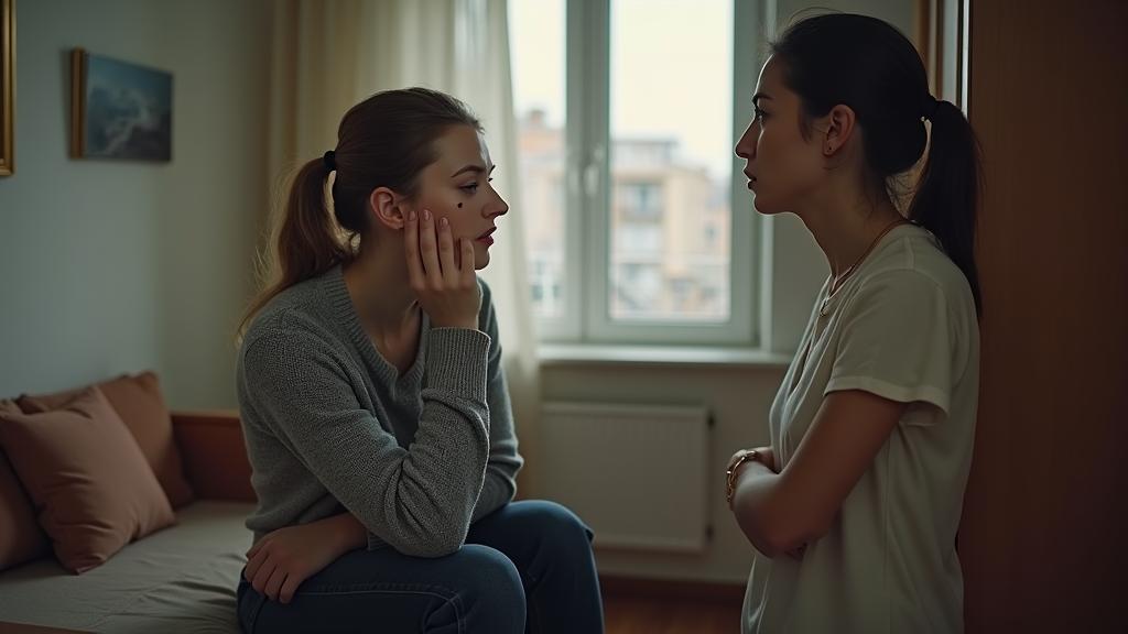 «Он меня закрыл! – А перед этим сильно ударил!» — истерически всхлипывала Арина, запертая в комнате своего мужа, в desperate plea for help